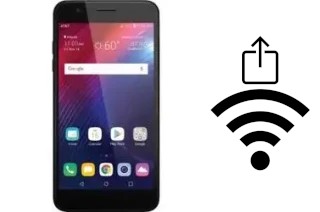 How to generate a QR code with the Wi-Fi password on a LG Phoenix 4