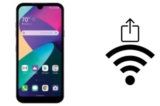 How to generate a Wi-Fi QR code on an LG Phoenix 5