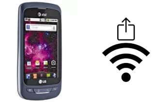 How to generate a QR code with the Wi-Fi password on a LG Phoenix P505