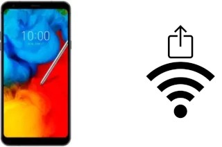 How to generate a QR code with the Wi-Fi password on a LG Q Stylus+