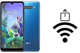 How to generate a QR code with the Wi-Fi password on a LG Q60