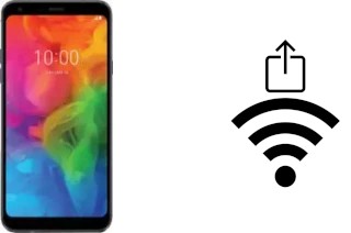 How to generate a QR code with the Wi-Fi password on a LG Q7+