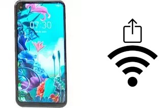 How to generate a QR code with the Wi-Fi password on a LG Q70