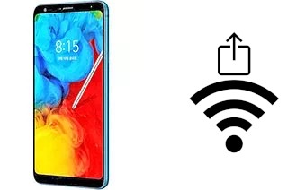 How to generate a QR code with the Wi-Fi password on a LG Q8