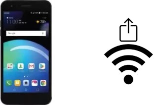 How to generate a QR code with the Wi-Fi password on a LG Risio 3