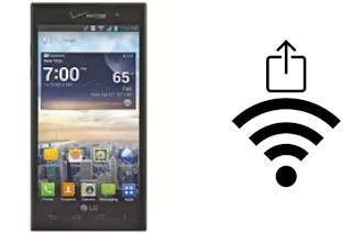 How to generate a QR code with the Wi-Fi password on a LG Spectrum II 4G VS930