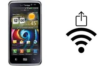 How to generate a QR code with the Wi-Fi password on a LG Spectrum VS920