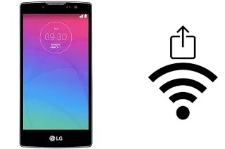 How to generate a QR code with the Wi-Fi password on a LG Spirit