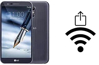 How to generate a QR code with the Wi-Fi password on a LG Stylo 3 Plus