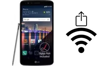 How to generate a QR code with the Wi-Fi password on a LG Stylo 3