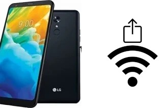 How to generate a QR code with the Wi-Fi password on a LG Stylo 4