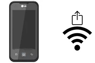 How to generate a QR code with the Wi-Fi password on a LG Univa E510