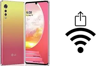 How to generate a QR code with the Wi-Fi password on a LG Velvet