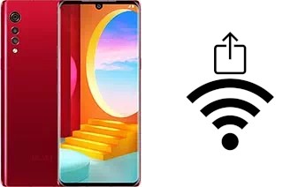 How to generate a Wi-Fi QR code on an LG Velvet 5G UW