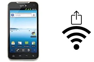 How to generate a QR code with the Wi-Fi password on a LG Viper 4G LTE LS840