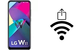 How to generate a Wi-Fi QR code on an LG W11