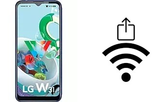 How to generate a Wi-Fi QR code on an LG W31