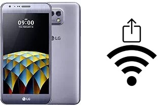 How to generate a QR code with the Wi-Fi password on a LG X cam