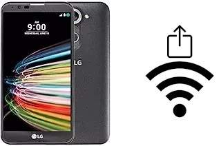 How to generate a Wi-Fi QR code on an LG X mach