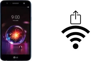 How to generate a QR code with the Wi-Fi password on a LG X Power 3