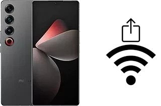 How to generate a QR code with the Wi-Fi password on a Meizu 21 Pro