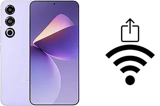 How to generate a Wi-Fi QR code on an Meizu 21