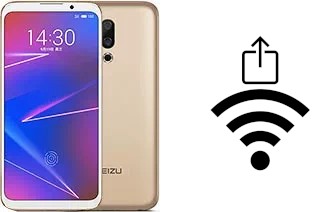 How to generate a QR code with the Wi-Fi password on a Meizu 16X