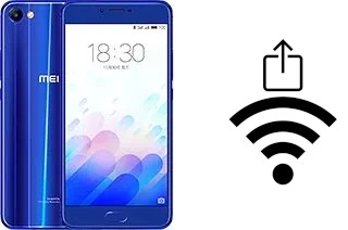 How to generate a QR code with the Wi-Fi password on a Meizu M3x