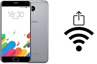 How to generate a Wi-Fi QR code on an Meizu M1 Metal