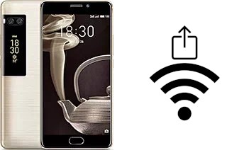 How to generate a Wi-Fi QR code on an Meizu Pro 7 Plus