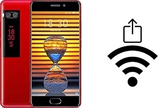 How to generate a QR code with the Wi-Fi password on a Meizu Pro 7