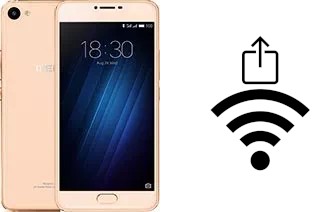 How to generate a Wi-Fi QR code on an Meizu U10