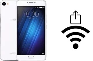 How to generate a Wi-Fi QR code on an Meizu U20