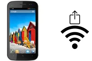 How to generate a Wi-Fi QR code on an Micromax A110Q Canvas 2 Plus