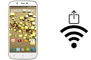 How to generate a QR code with the Wi-Fi password on a Micromax A300 Canvas Gold