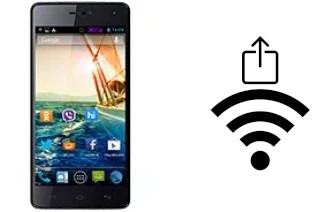 How to generate a QR code with the Wi-Fi password on a Micromax A350 Canvas Knight