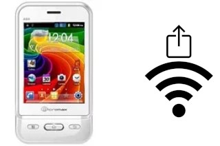 How to generate a QR code with the Wi-Fi password on a Micromax A50 Ninja