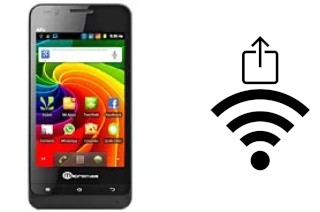 How to generate a QR code with the Wi-Fi password on a Micromax A73