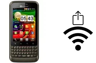 How to generate a QR code with the Wi-Fi password on a Micromax A78