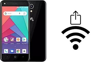 How to generate a QR code with the Wi-Fi password on a Micromax Bharat Go