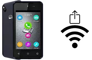 How to generate a QR code with the Wi-Fi password on a Micromax Bolt D303