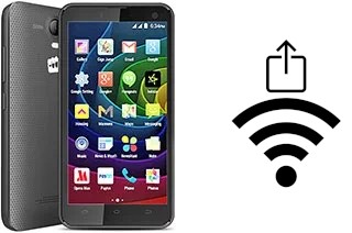 How to generate a QR code with the Wi-Fi password on a Micromax Bolt Q339