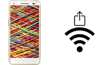 How to generate a QR code with the Wi-Fi password on a Micromax Canvas 4 Plus A315