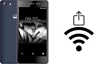 How to generate a QR code with the Wi-Fi password on a Micromax Canvas 5 E481