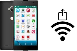 How to generate a QR code with the Wi-Fi password on a Micromax Canvas Amaze 4G Q491