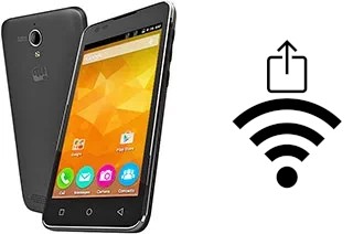 How to generate a QR code with the Wi-Fi password on a Micromax Canvas Blaze 4G Q400