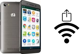 How to generate a QR code with the Wi-Fi password on a Micromax Canvas Juice 4G Q461