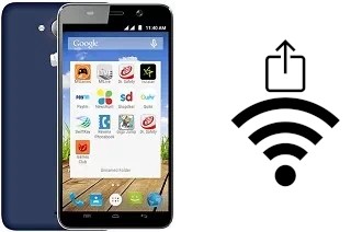 How to generate a QR code with the Wi-Fi password on a Micromax Canvas Play Q355