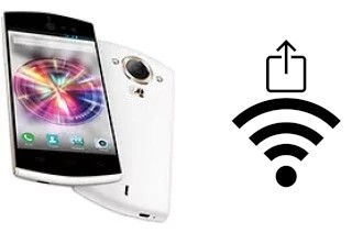 How to generate a QR code with the Wi-Fi password on a Micromax Canvas Selfie A255