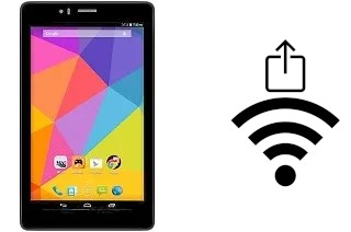 How to generate a QR code with the Wi-Fi password on a Micromax Canvas Tab P470